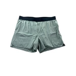Ten Thousand Tactical Shorts Mens Size XXL 5” Inseam Lined Green Drawstring Gym